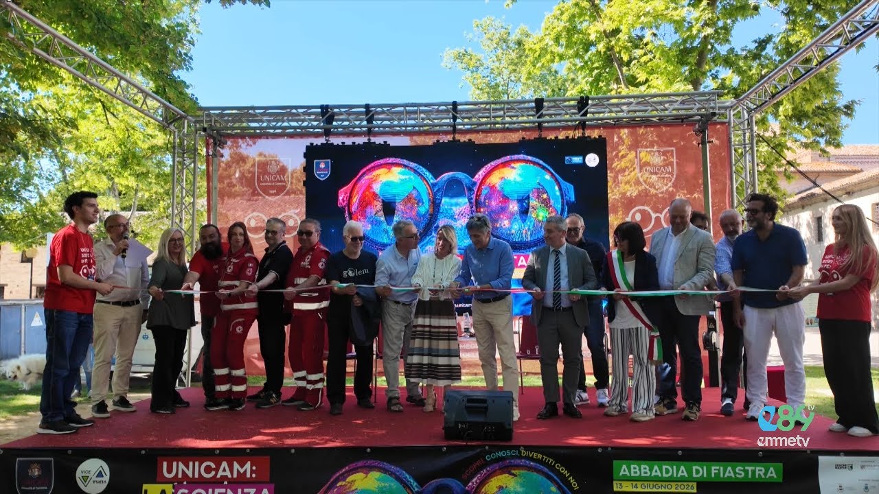 TG EMME.“Scienza in Festa”, all’Abbadia di Fiastra la scienza incontra il territorio con il pr