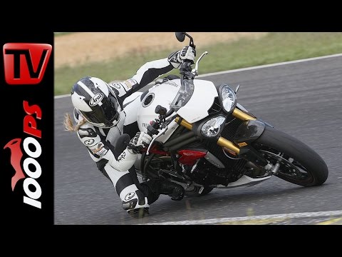 Triumph Speed Triple R | Naked Bike Test Rennstrecke Triumph Speed Triple R | Naked Bike Test Rennstrecke