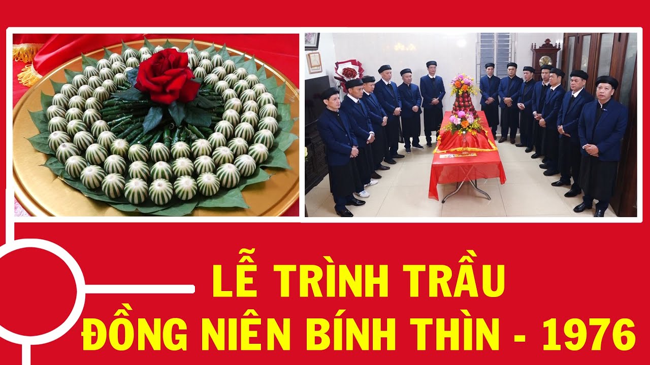 LỄ TRÌNH TRẦU - ĐỒNG NIÊN BÍNH THÌN 1976 - NGÀY 12-11-ẤT TỴ 2025