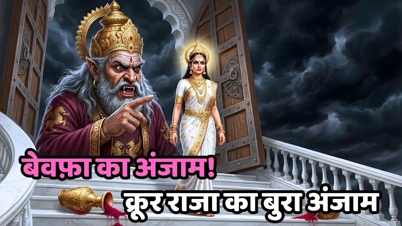 निर्दयी राजा का अंत और छोड़ी गई पत्नी की ताकत