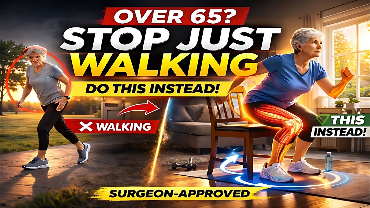 Over 65? Stop Just Walking — This Builds Real Leg Strength