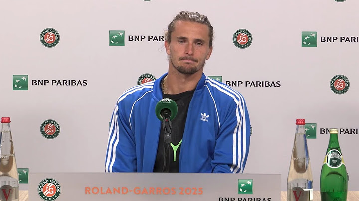 Roland-Garros 2025 - Sascha Zverev : "I think like a lot of people count Novak Djokovic out already"