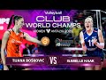 Tijana Bošković vs Isabelle Haak | ECZ vs CON | Highlights | World Club Championship 2022 | HD