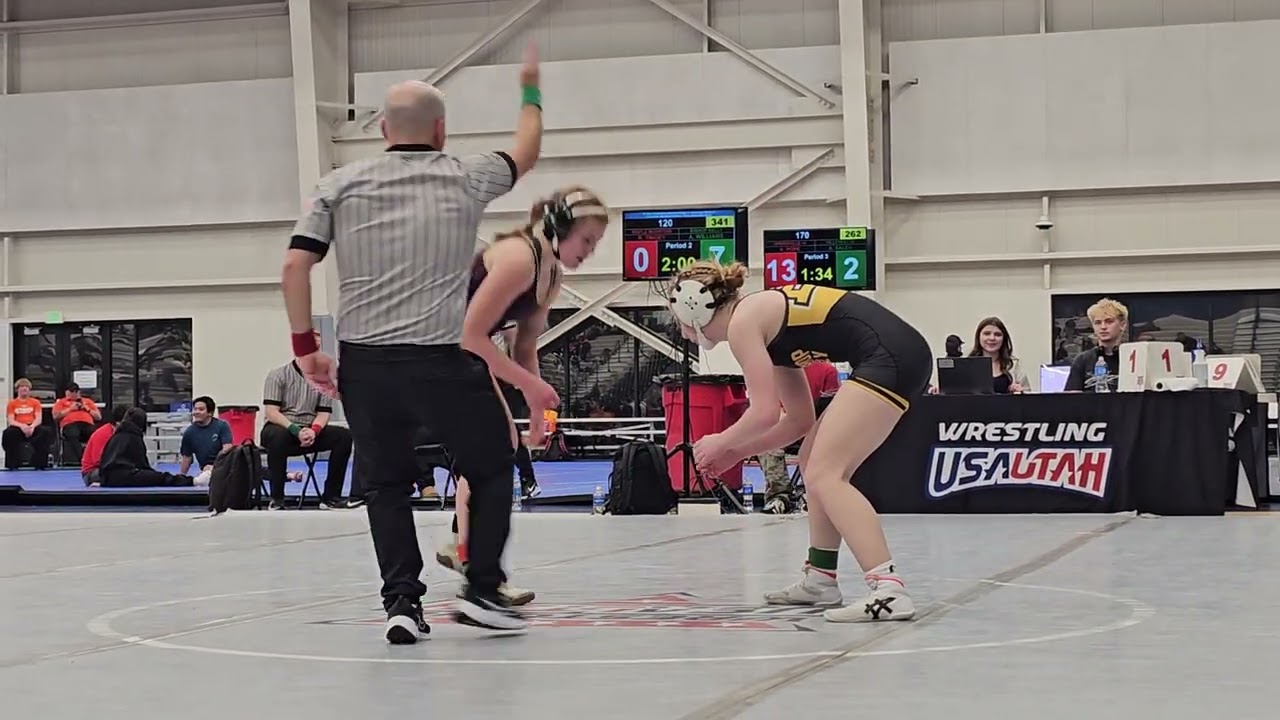 Path to 3rd - Match 3 Rockwell Rumble 2026 - Ava Williams (W) vs R.Tingey - Girls Wrestling 120lbs