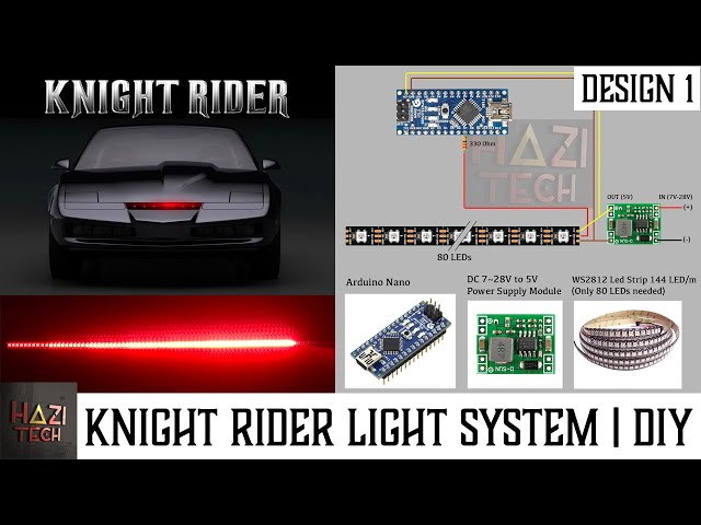 Knight Rider: LED-Lauflicht mit dem ESP32