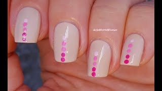 MINIMALIST NAIL ART With Gradient Pink Dot Design screenshot 5