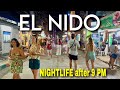 Nightlife in el nido philippines after 9 pm  palawan island night walking tour