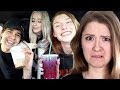 DAVIDS FIRST TIME AT STARBUCKS!! - Carly and Erin Reaction