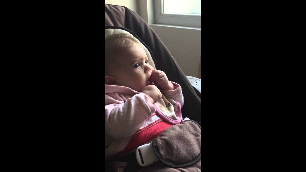 BABY EATING SOLID FOODS - YouTube