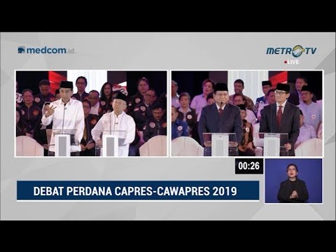 Debat Pilpres 2019 Part 6 - Jokowi Buktikan Keberpihakan Ke Perempuan Dan Penegakan Hukum Ke Prabowo