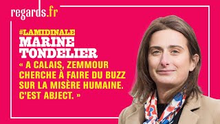 Marine Tondelier : « À Calais, Zemmour cherche à faire du buzz sur la misère humaine. C'est abject »