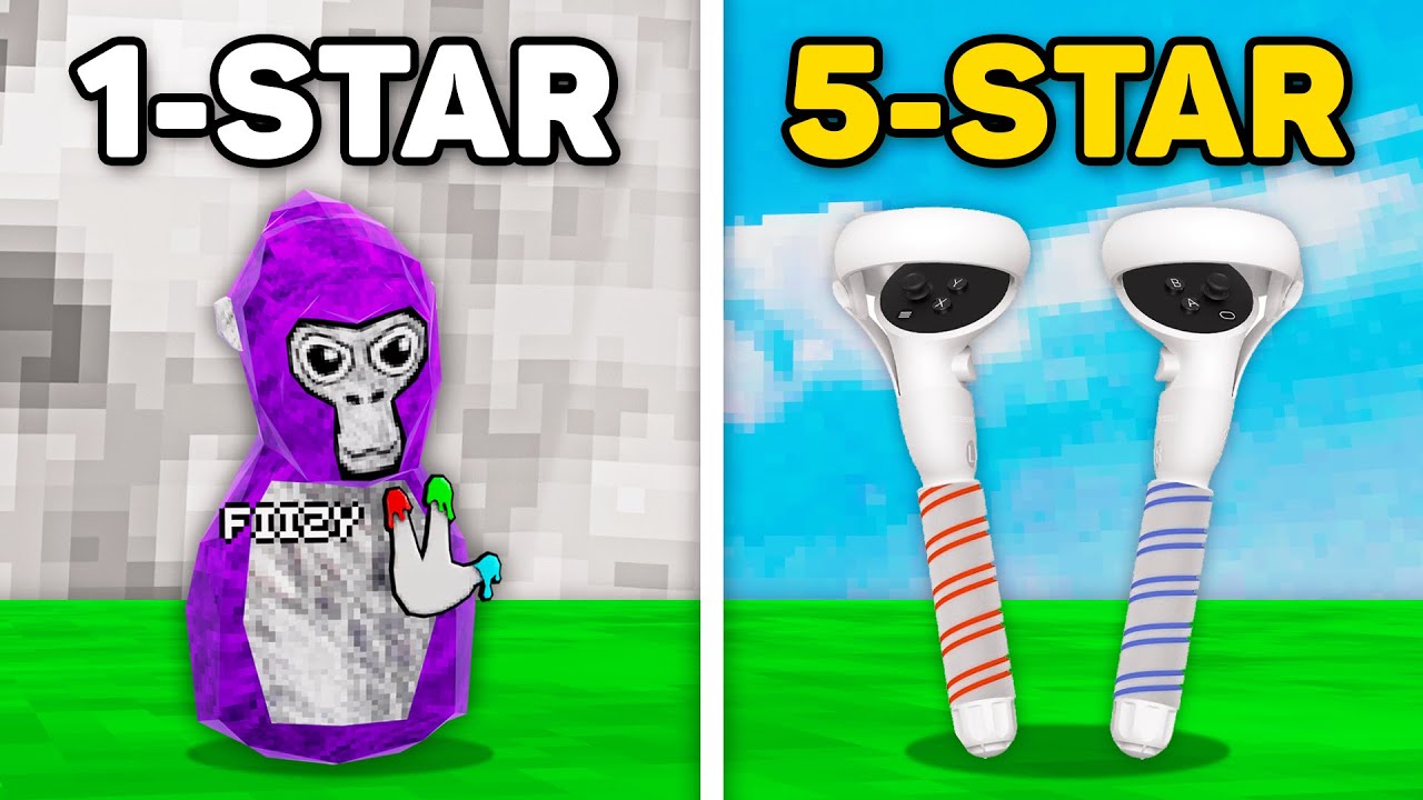 1-Star vs 5-Star Gadgets in Gorilla Tag