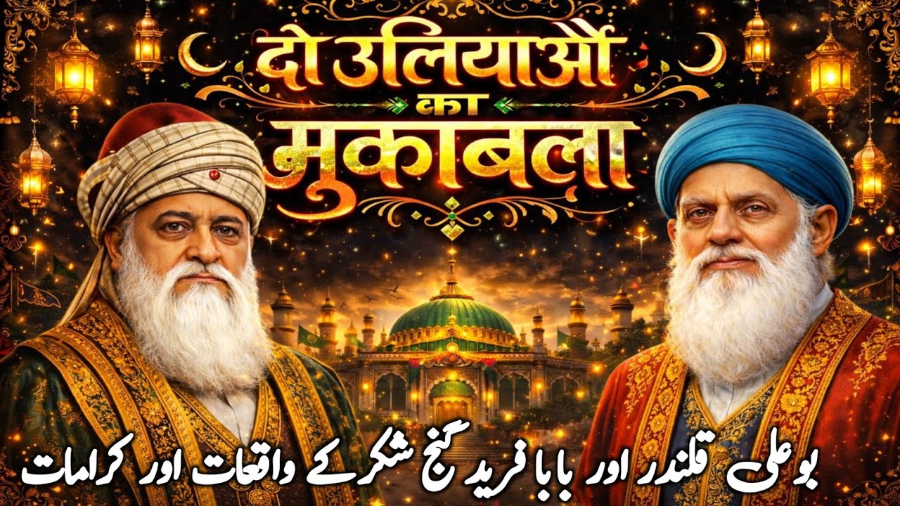 Hazrat Bu Ali Qalandar Aur Baba Farid Ganj Shakar ka Muqabla || Hazrat boo Ali Qalander Ki Kramat