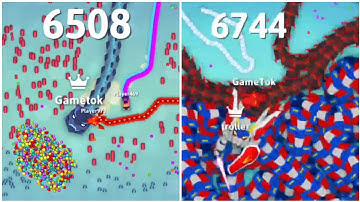 Epic Snake Io Gameplay! Top 1 Snake 🐍 The Map Snake Io Game