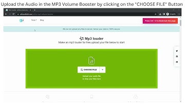 How To Use "Mp3 Volume Booster"