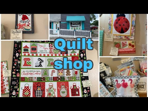 Quilt Store shop!! With me! - YouTube