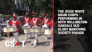 Jesse White Drum Corps Performing in the WOOGMS Parade
