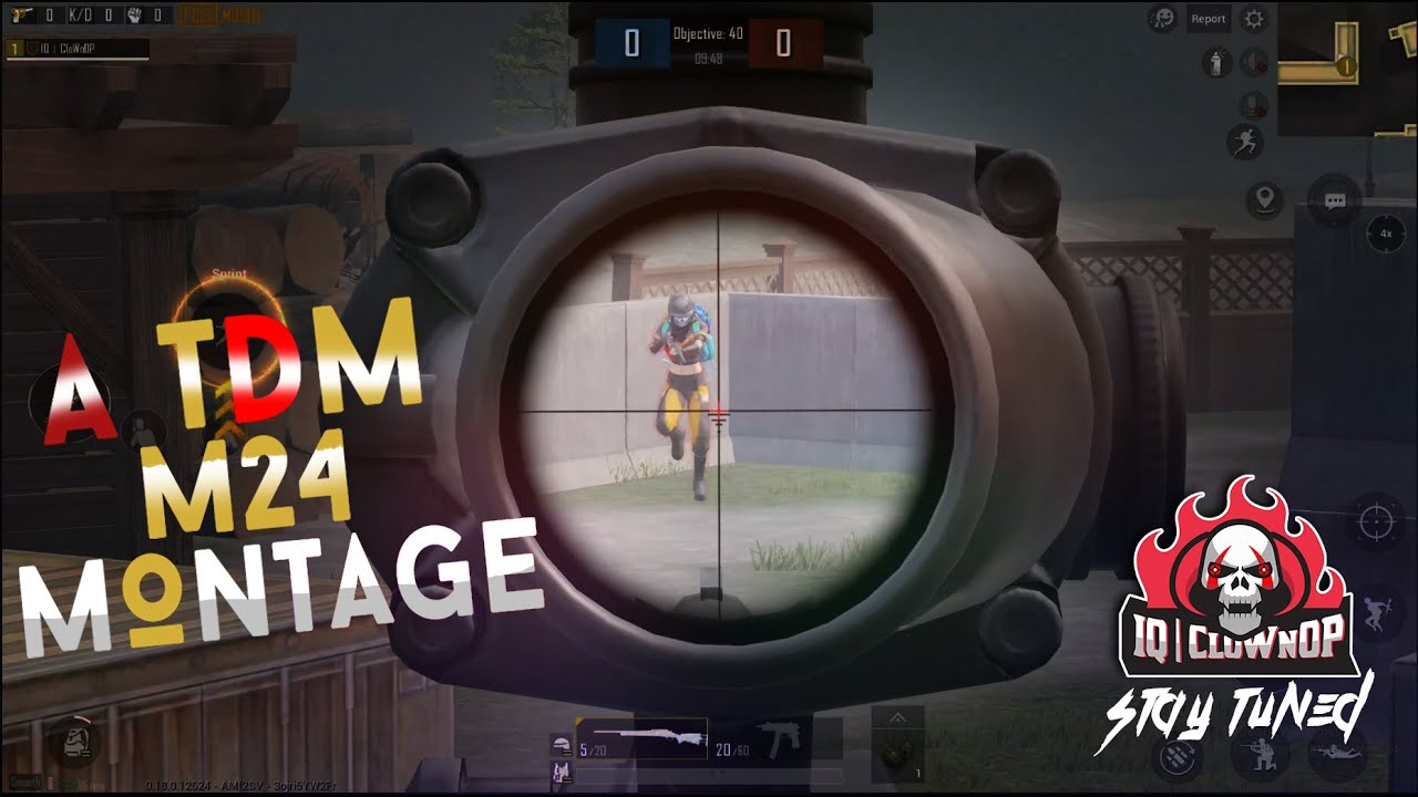 A PUBGM TDM M24 Montage ft DREAMS | PUBG Mobile | CloWn Gaming - YouTube