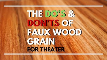 Faux Wood Grain - DO