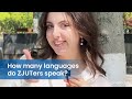 How many languages do zjuters speak