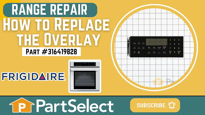 Frigidaire Range/Stove/Oven Repair – How to Replace the Overlay