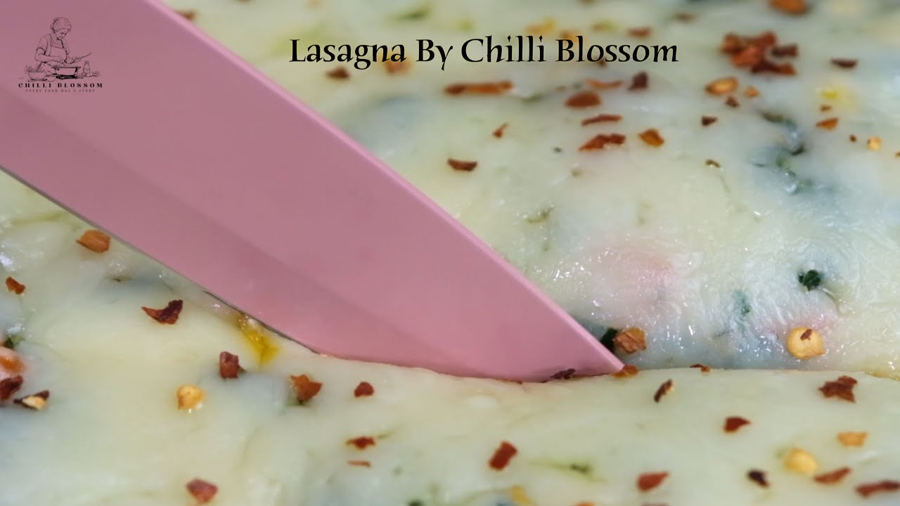 Cheesy Veg Lasagna Recipe | Step by Step at Home | Perfect Family Dinner Idea | By Chilli Blossom
