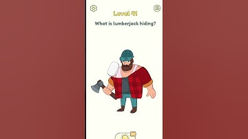 What is a lumberjack hiding? 🤔🌲#dop2 level 41 #Mystery #Lumberjack #Forest #Secret