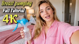 [4K] 🩷The Easiest Way to Use a Manual Breast PumpBreast Pump Basics Every Mom Should Learn 