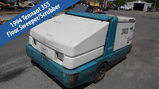 1994 Tennant 355 Propane Floor Sweeper / Scrubber - TRO 0518234