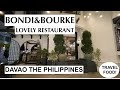 Bondi  bourke restaurant davao city the  philippines