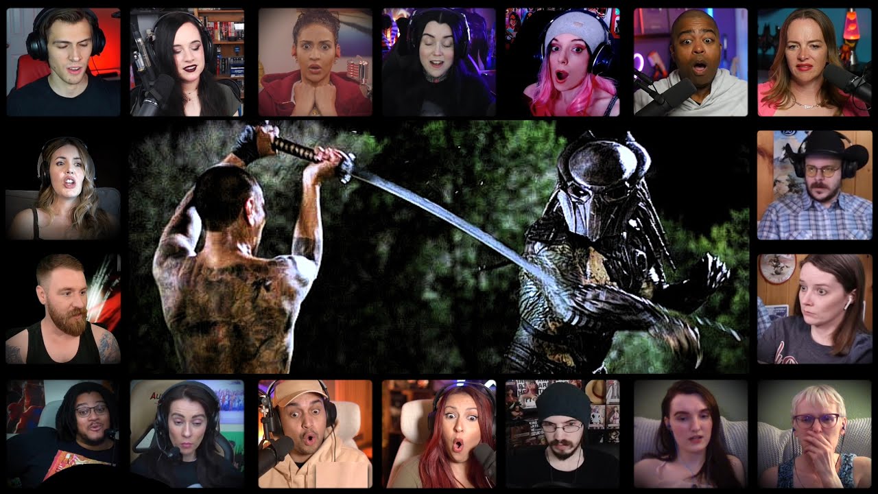 Hanzo vs Falconer Predator | PREDATORS (2010) * Reaction Mashup