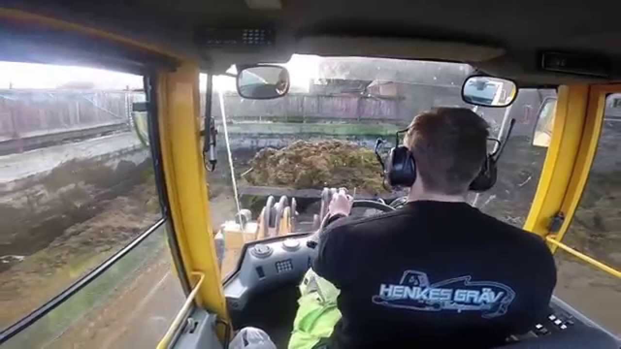 Volvo L70D loading muck