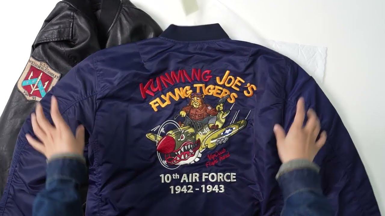レザーMA-1フライトジャケット | グッズ開封動画 #menswear #jacket 