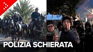 Anarchici a Roma per commemorare i compagni morti nell'esplosione. Polizia schierata coi cavalli
