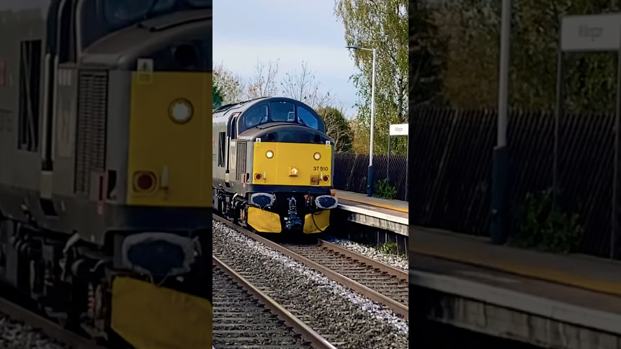 37510 with 730014 at Willington Station  30.10.25