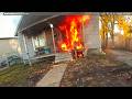 Arsonist Flees After Burning Down House