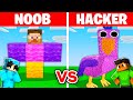 Noob vs hacker i cheated in a opila bird build challenge