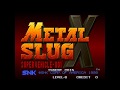 Metal Slug X Super Vehicle 001 Arcade Opening Demo Loop 