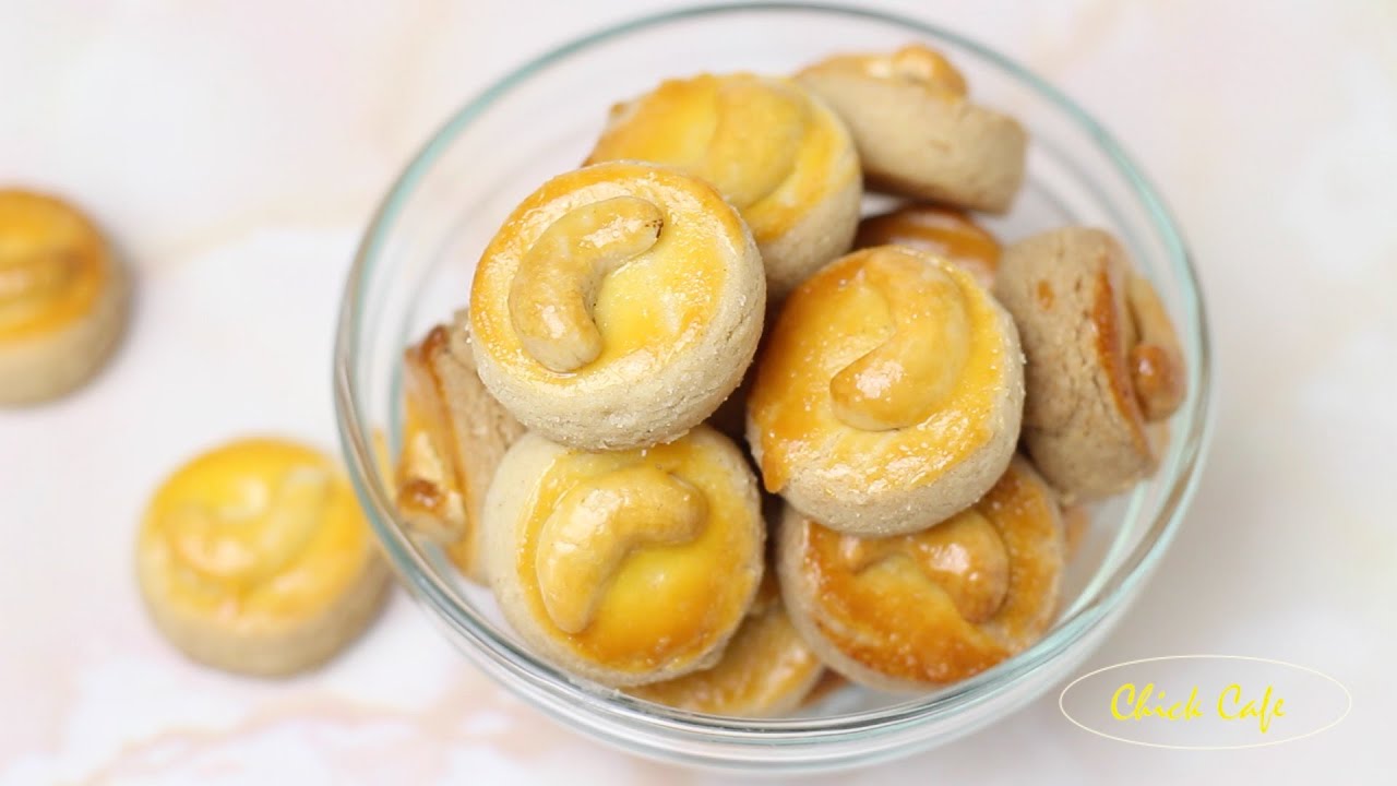 Cashew Cookies or Singapore Cookies สูตรคุกกี้สิงคโปร์สุดกรอบอร่อยค่ะ