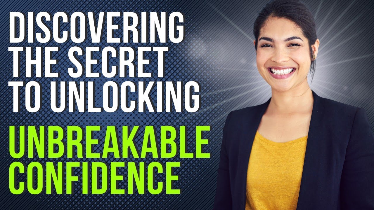 HOW TO BUILD CONFIDENCE AND SELF WORTH - YouTube