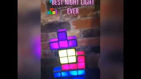 Interactive LED Tetris  Lamp
