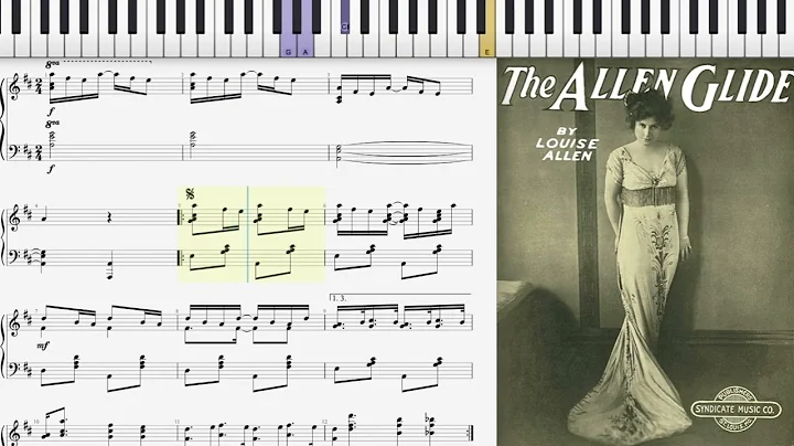 The Allen Glide by Louise Allen (1915, Ragtime pia...
