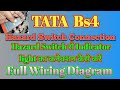 Hazard switch wiring connection | Hazard switch wiring diagram|How to work 4.indicator |Wire Ditails