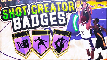 NBA 2K19 TIPS: HOW TO UNLOCK ALL SHOT CREATOR BADGES - SHOT CREATING BADGES HALL OF FAME TUTORIAL