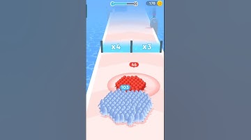 Best Stickman Gameplay | count master : crowd runners 3d #shorts #funnyshorts #3d #trend level 17