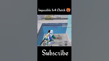Impossible 1v4 Clutch 🥵 | #battlegroundsmobileindia #shorts #bgmi #shortsvideo