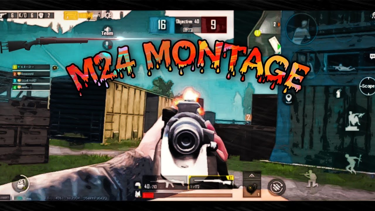 PUBG MOBILE SNIPING MONTAGE!!! NO SCOPE M24 ONLY TDM PART #1🔥 - YouTube