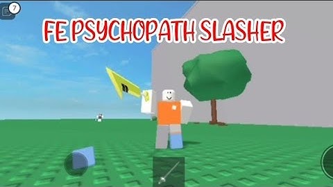 ROBLOX FE PSYCHOPATH SLASHER SCRIPT using FLUXUS EXECUTOR played at Fencing game-script on comments