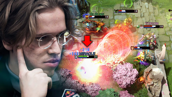 Even TOPSON can't believe the EPIC PLAY that MIRACLE just made