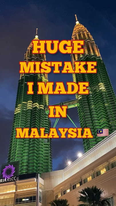 Don’t make this mistake if you’re visiting Malaysia 🇲🇾❌ #malaysia #shorts #traveltips #travel